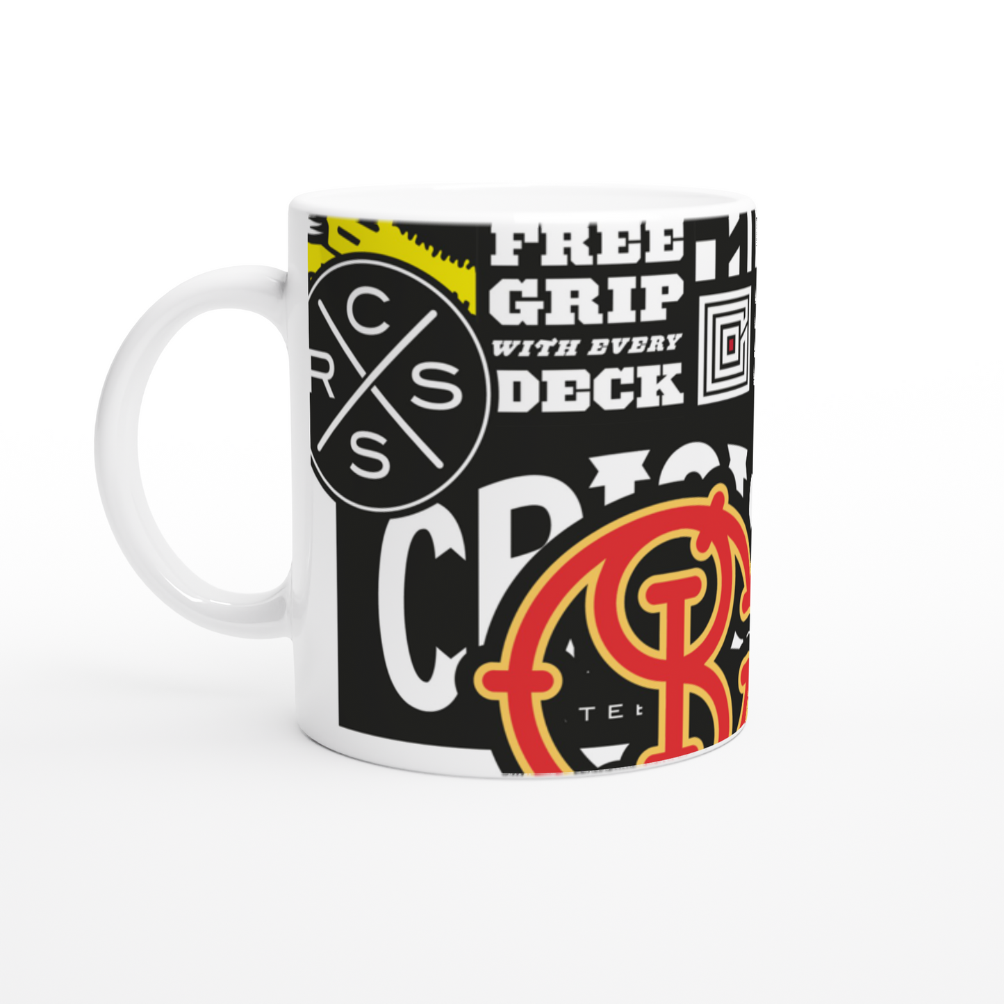 Crisis Sticker Mug